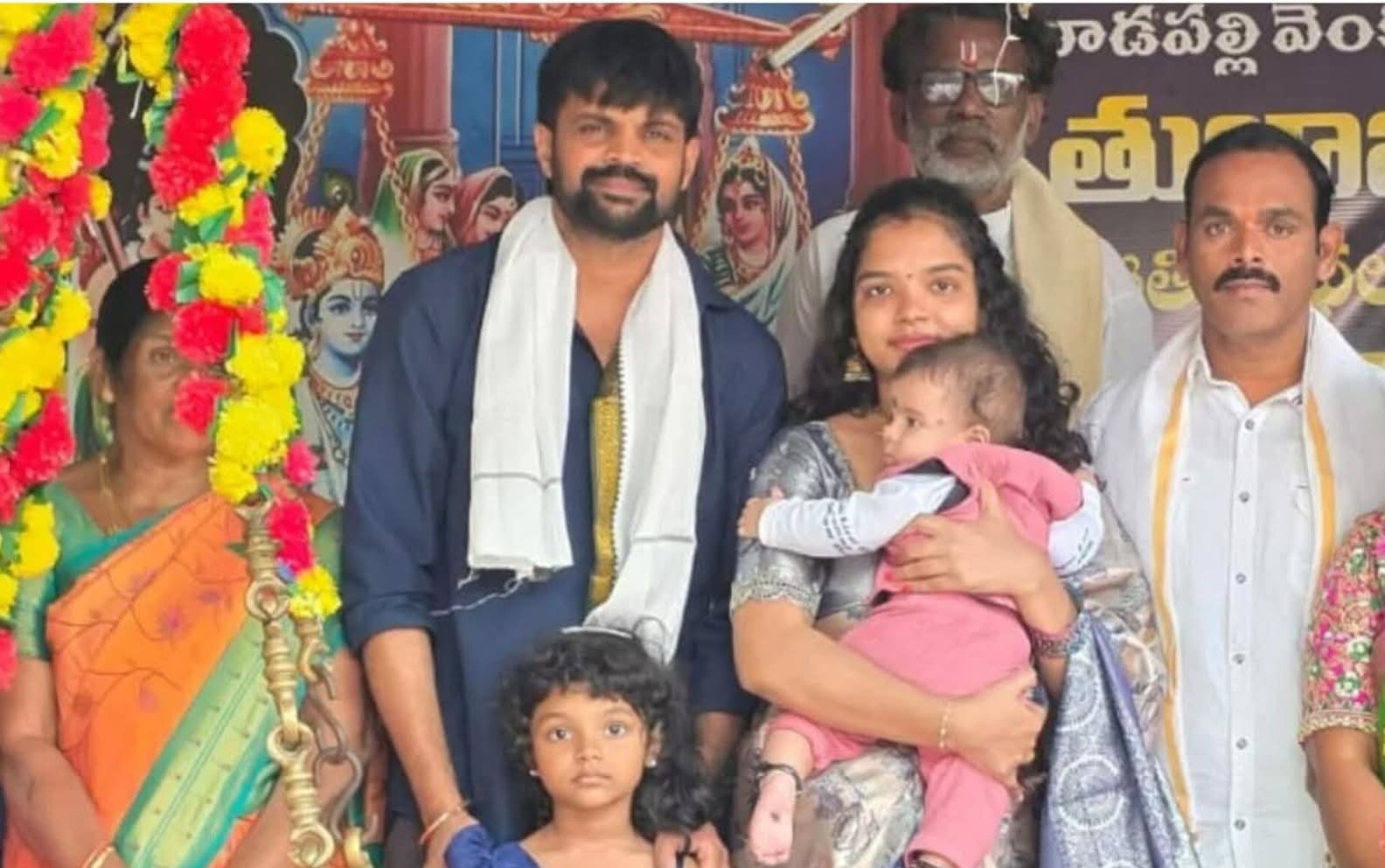 Rangasthalam Fame Mahesh Achanta Family Photos