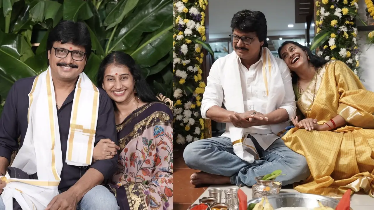 Meena Vasu Shares Photos with Husband