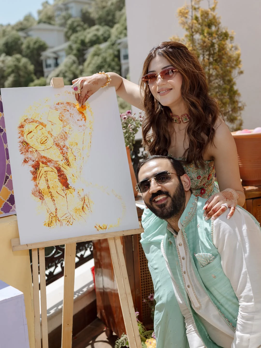 Mehreen Pirzada Shares her Haldi Ceremony Photos