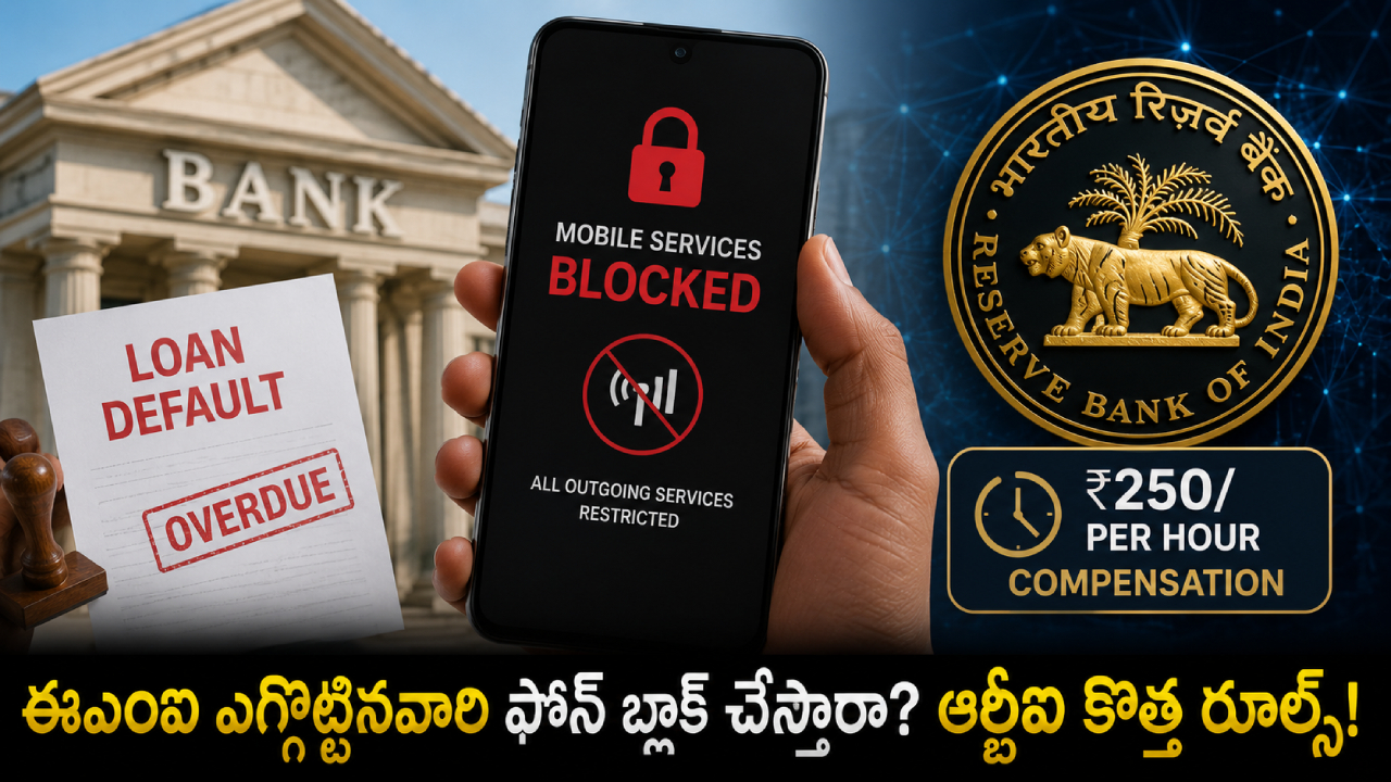 Mobile Loan Default : ఫోన్ EMI బాకీనా..? మీ మొబైల్ బ్లాక్ చేస్తారా? RBI కొత్త రూల్స్.. ఇలా చేస్తే బ్యాంకులకే గంటకు రూ.250 ఫైన్!