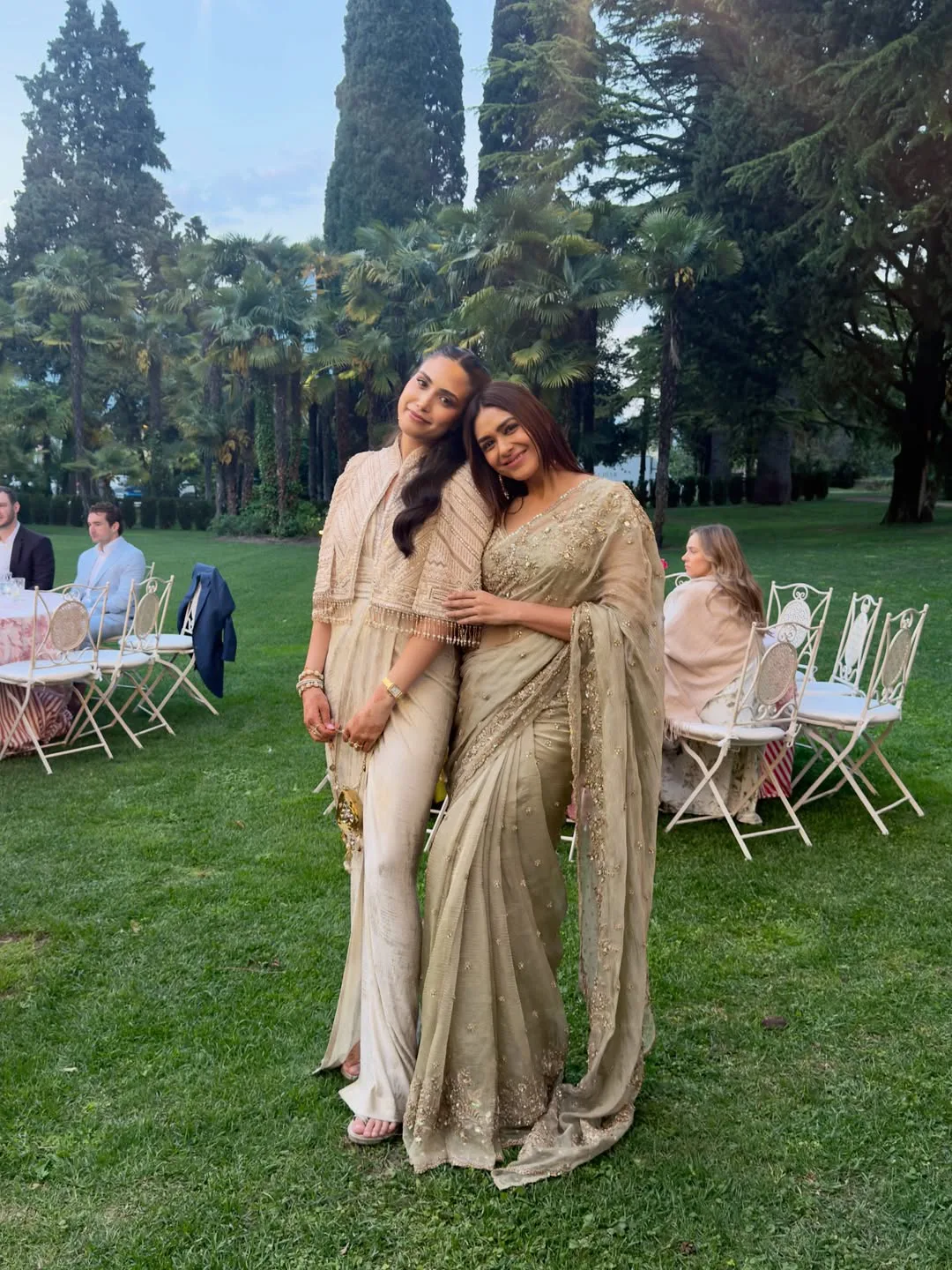 Mrunal Thakur enjoying at her friend wedding in Italy