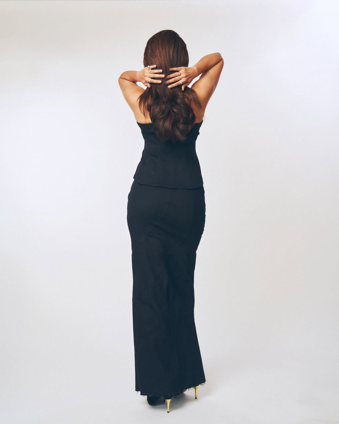 Mrunal thakur latest photos in black dress