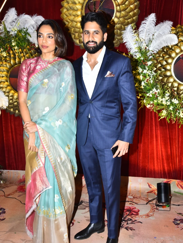 Naga Chaitanya Sobhita Samantha Raj in Wedding Reception