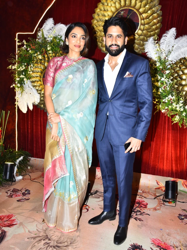 Naga Chaitanya Sobhita Samantha Raj in Wedding Reception