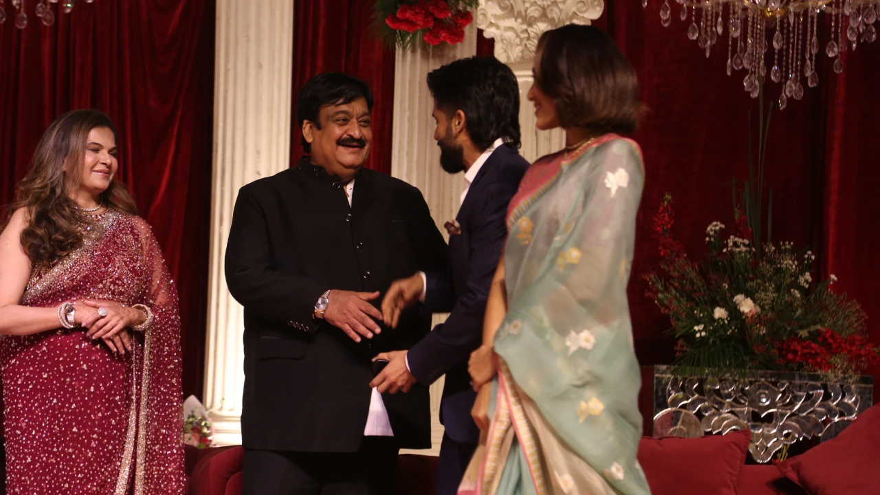 Naga Chaitanya Sobhita Samantha Raj in Wedding Reception