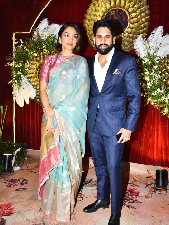 Naga Chaitanya Sobhita Samantha Raj in Wedding Reception
