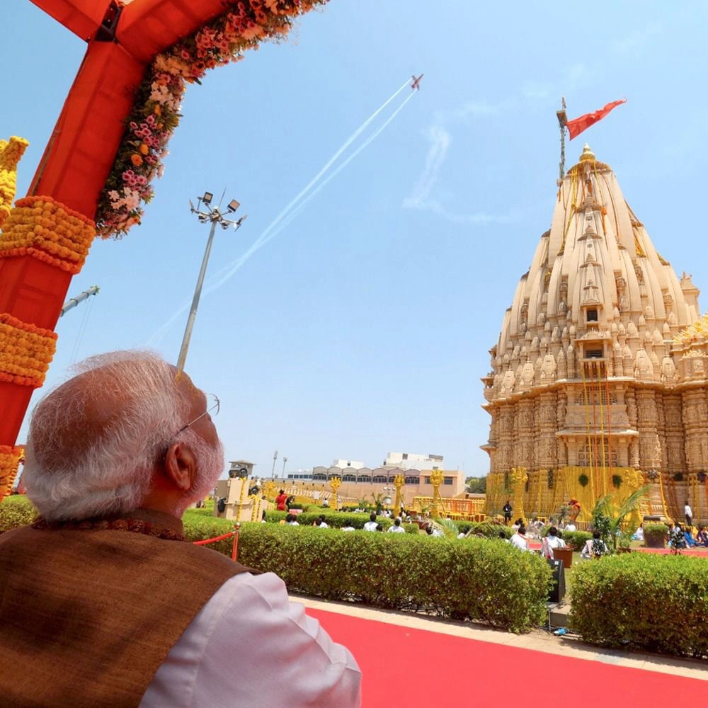 Narendra Modi Visits Somnath Temple