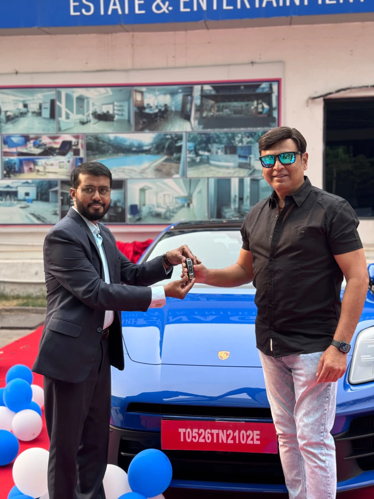 Naresh Vijaykrishna Buys Costly Porsche Car