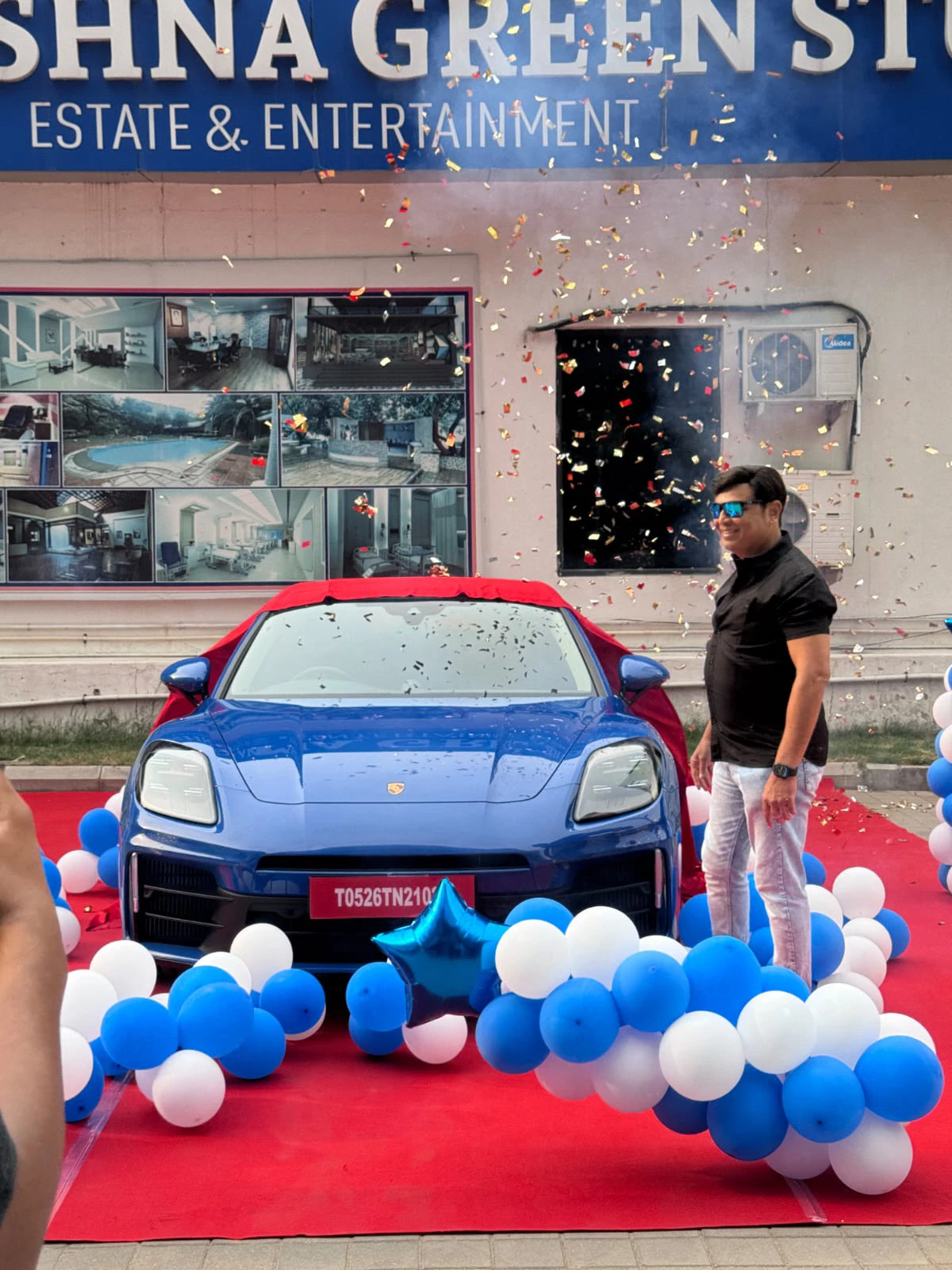 Naresh Vijaykrishna Buys Costly Porsche Car