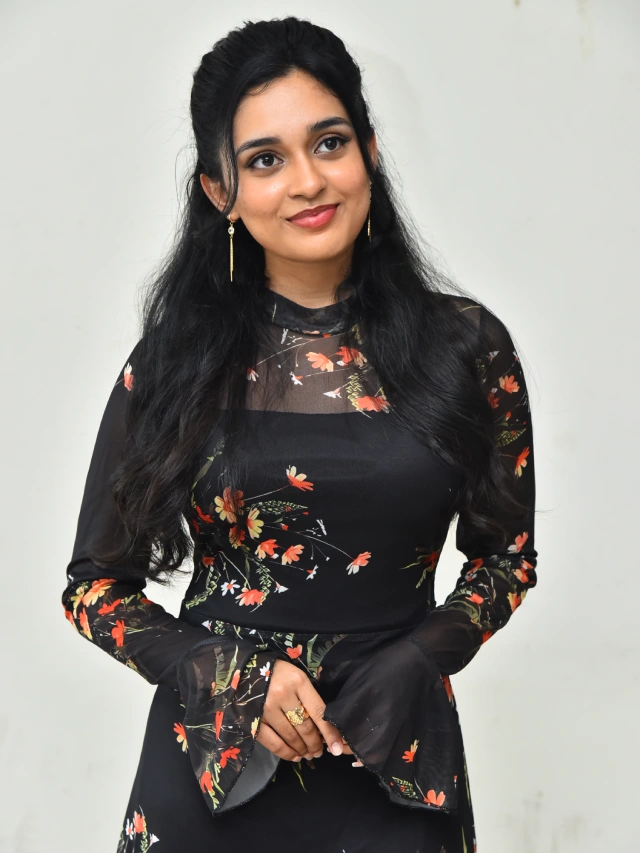 Nidhi Pradeep Stunning Looks in Black Dress