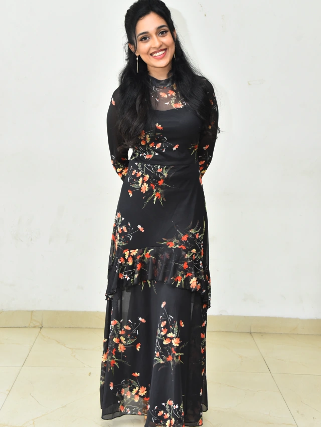 Nidhi Pradeep Stunning Looks in Black Dress