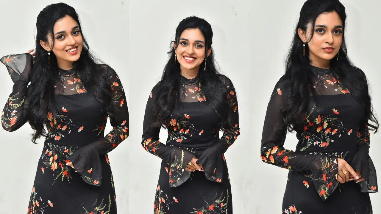 Nidhi Pradeep Stunning Looks in Black Dress