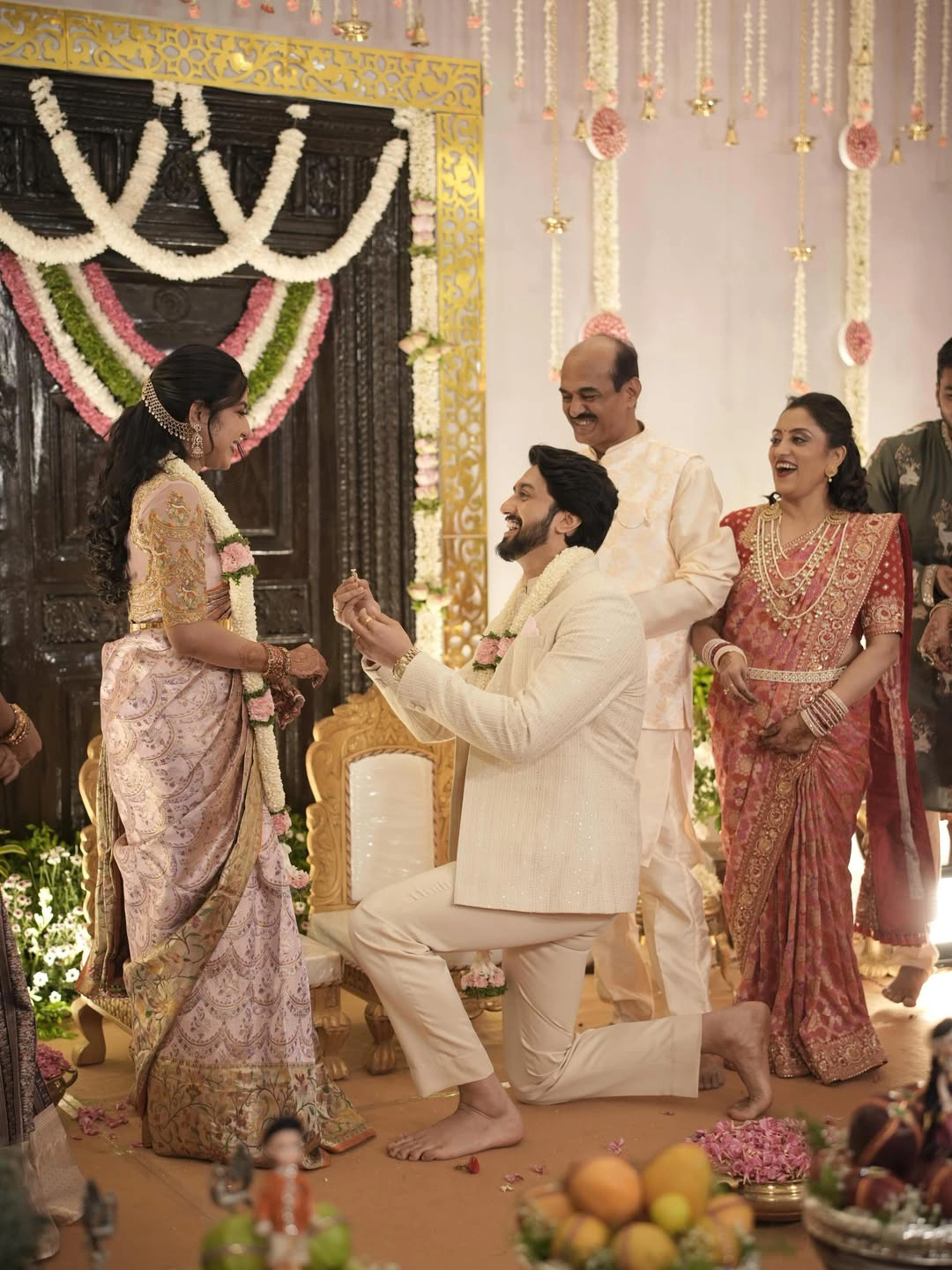 Niranjan Sudhindra Engagement with Sanjana