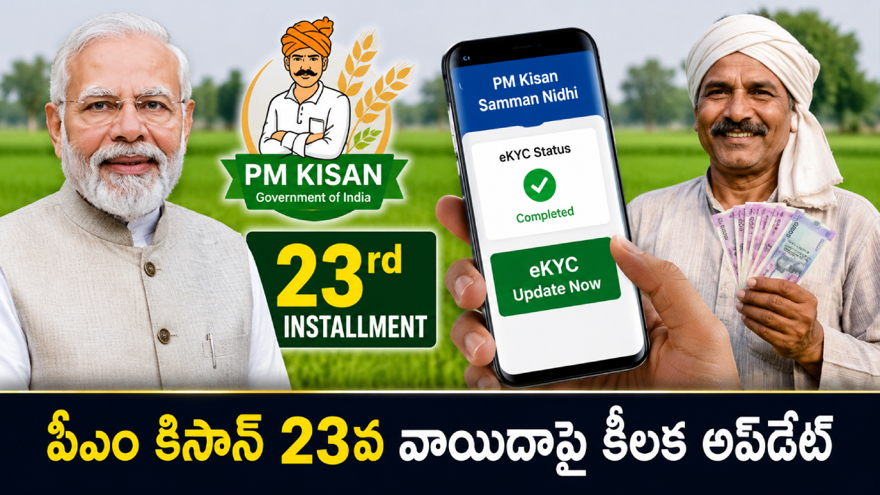 PM-Kisan 23rd Installment : పీఎం కిసాన్‌పై బిగ్ అప్‌డేట్! ఈ చిన్న మిస్టేక్ చేసినా రూ. 2వేలు పడవు.. అర్జెంట్‌గా ఇలా చేయండి!
