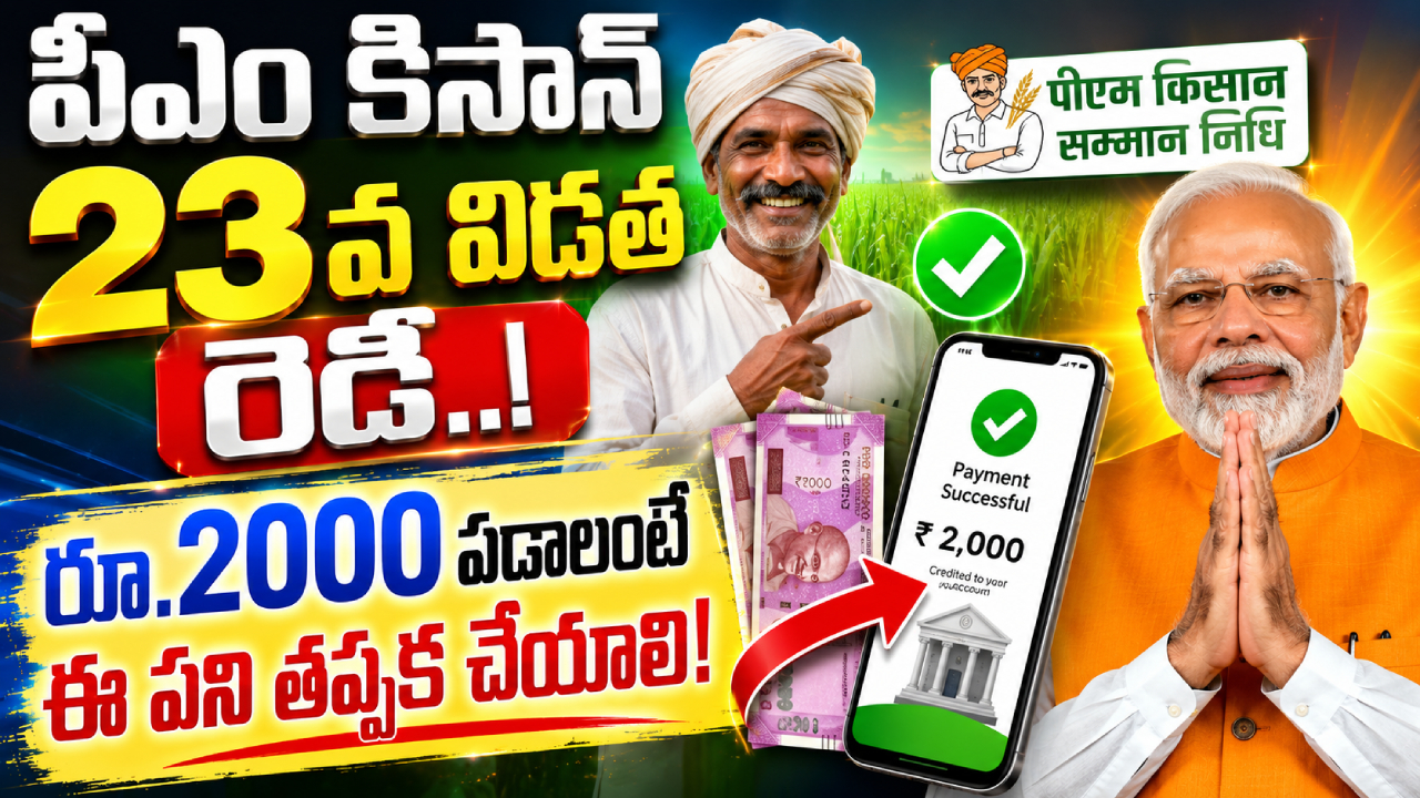 PM Kisan Yojana : రైతులకు బిగ్ అలర్ట్.. పీఎం కిసాన్ 23వ విడత వచ్చేస్తోంది.. రూ. 2వేలు పడాలంటే ఇలా చేయండి!