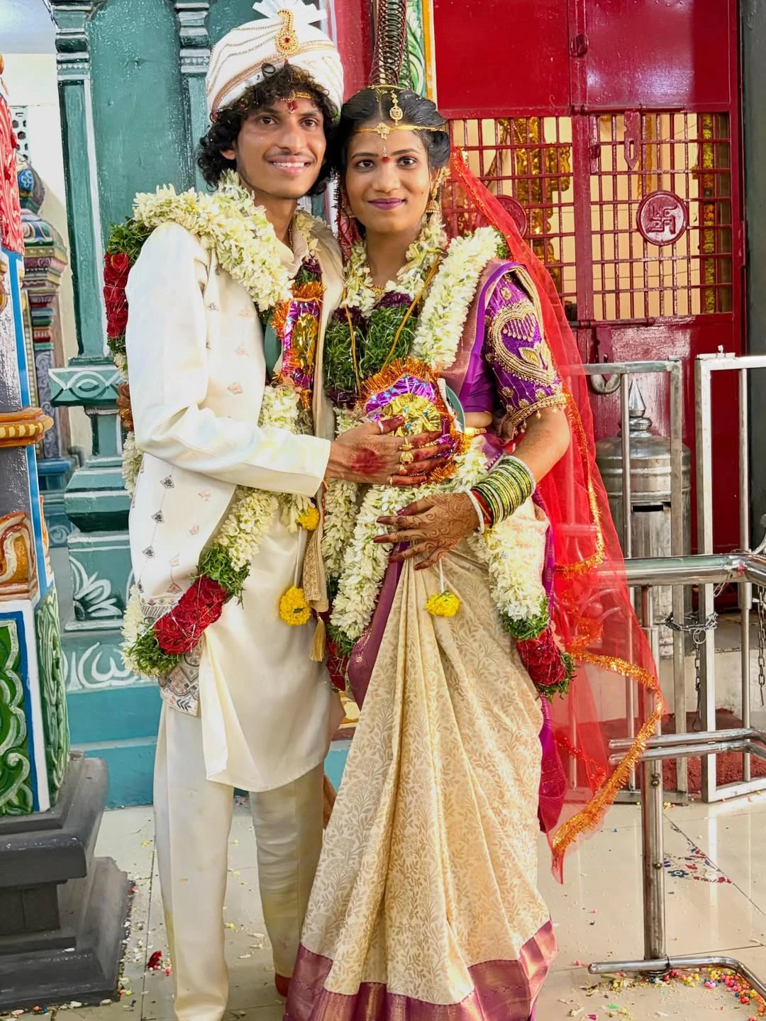 Patas Praveen Married his Lover Kadem Vamshitha