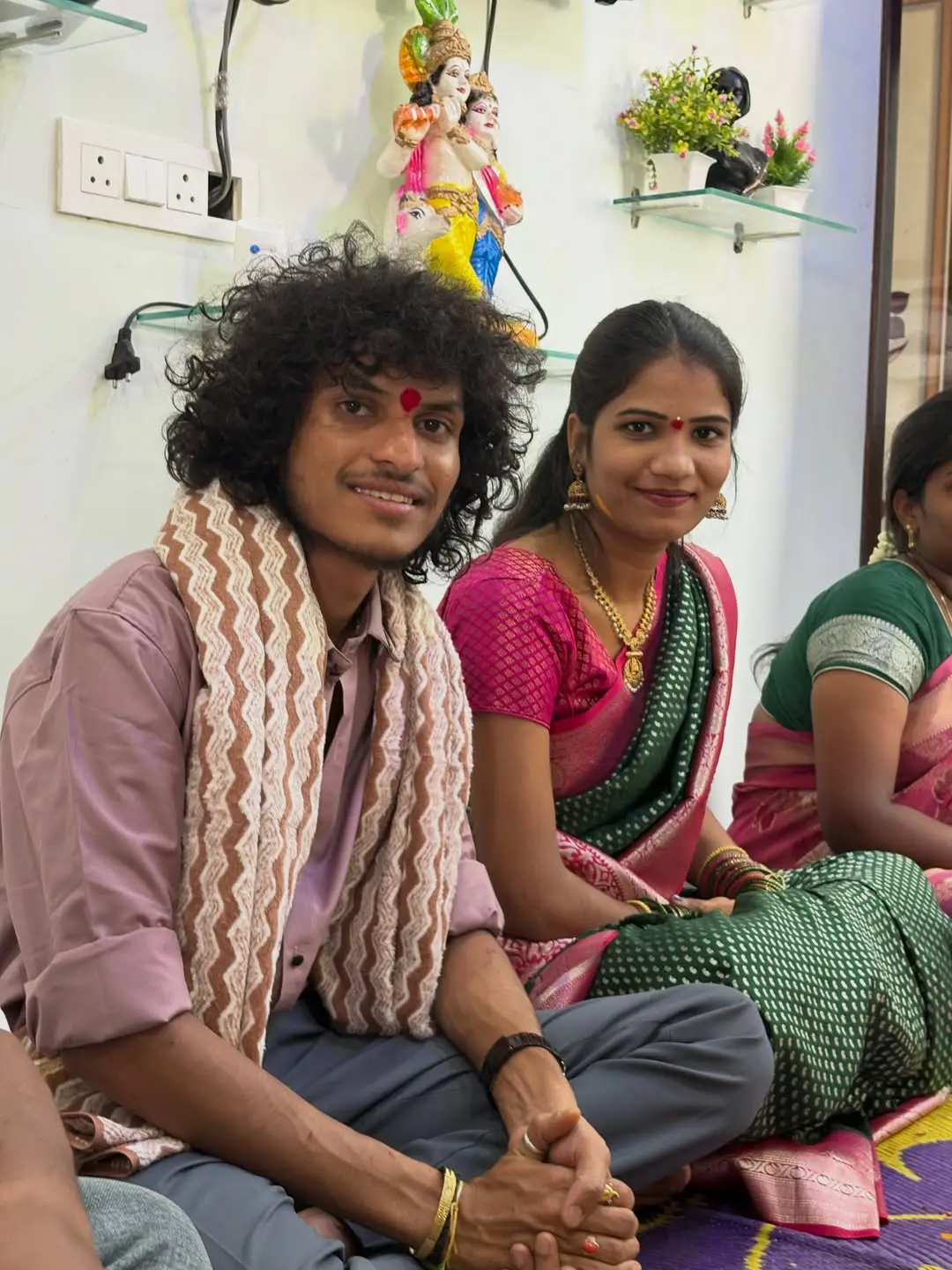 Patas Praveen Engagement to Vamshitha