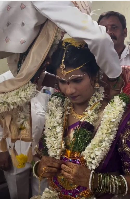 Patas Praveen Married his Lover Kadem Vamshitha
