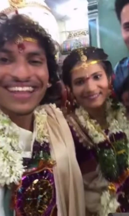 Patas Praveen Married his Lover Kadem Vamshitha