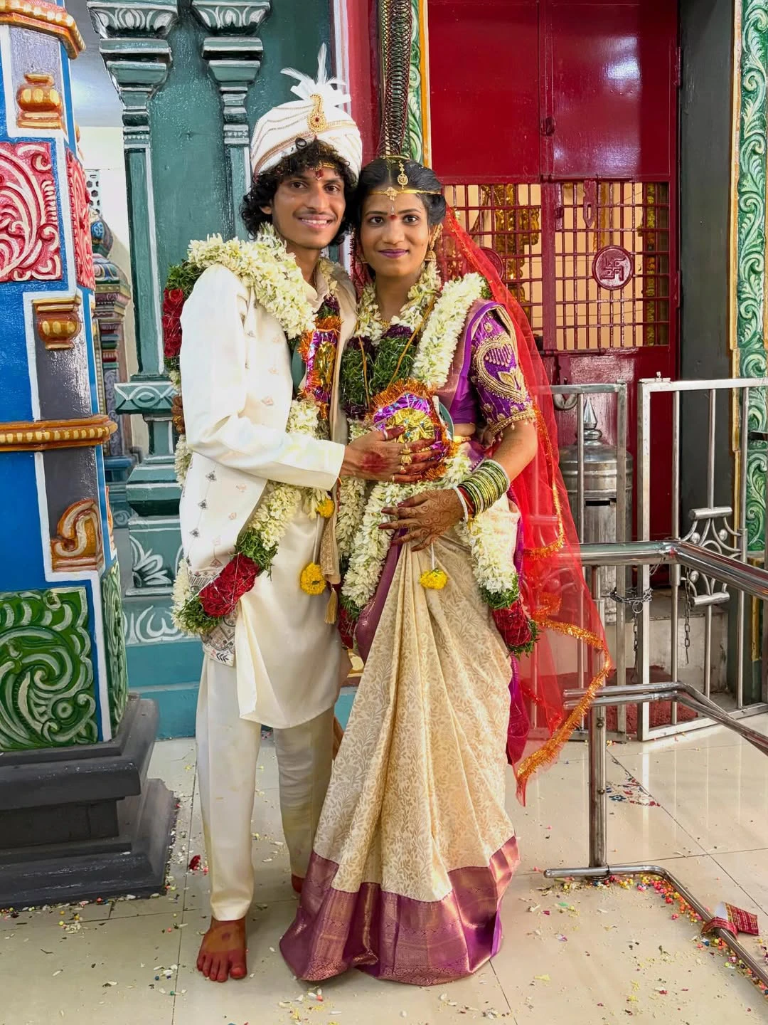 Patas Praveen Married his Lover Kadem Vamshitha