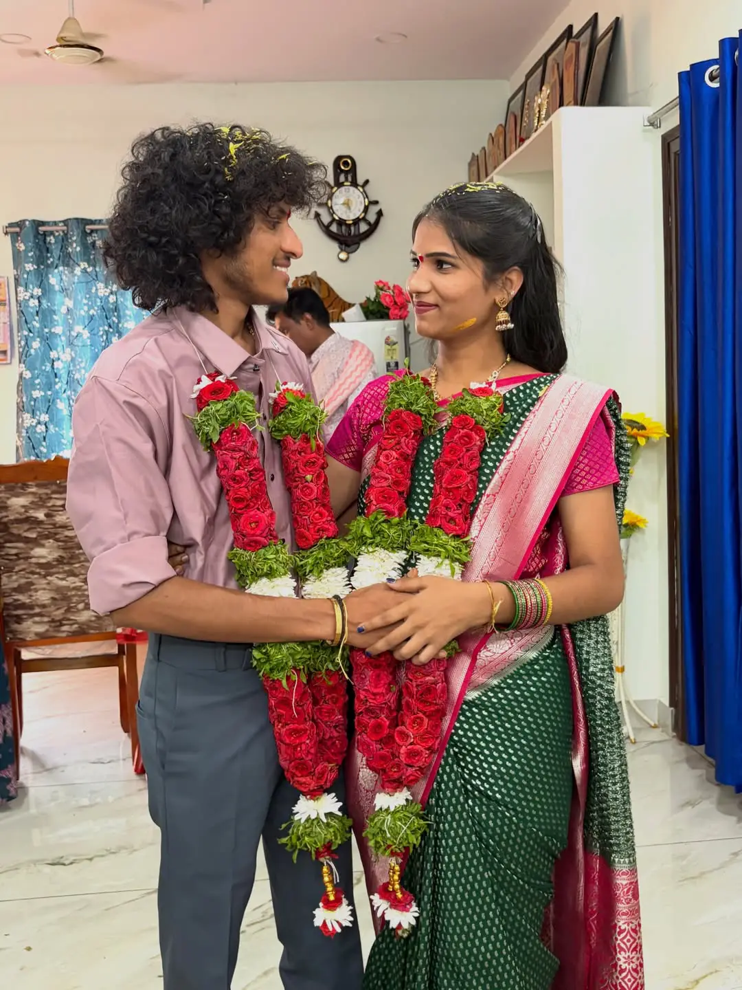 Patas Praveen Engagement to Vamshitha