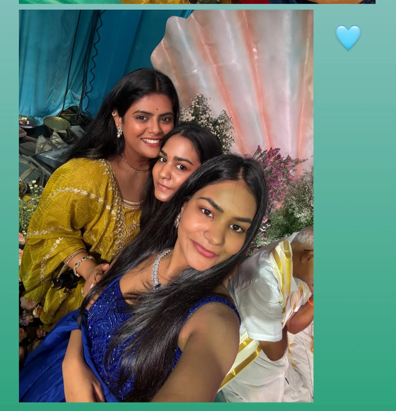 Pavithra Puri Enjoying in Bandla Ganesh Daughter Engagement