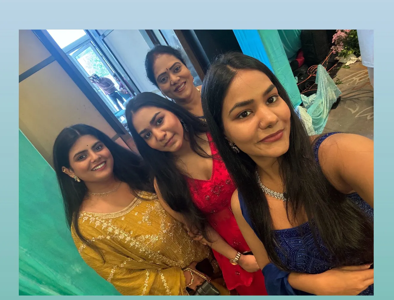 Pavithra Puri Enjoying in Bandla Ganesh Daughter Engagement