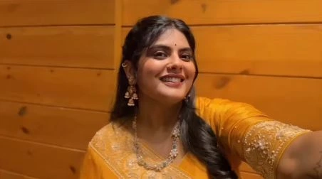 Pavithra Puri Enjoying in Bandla Ganesh Daughter Engagement