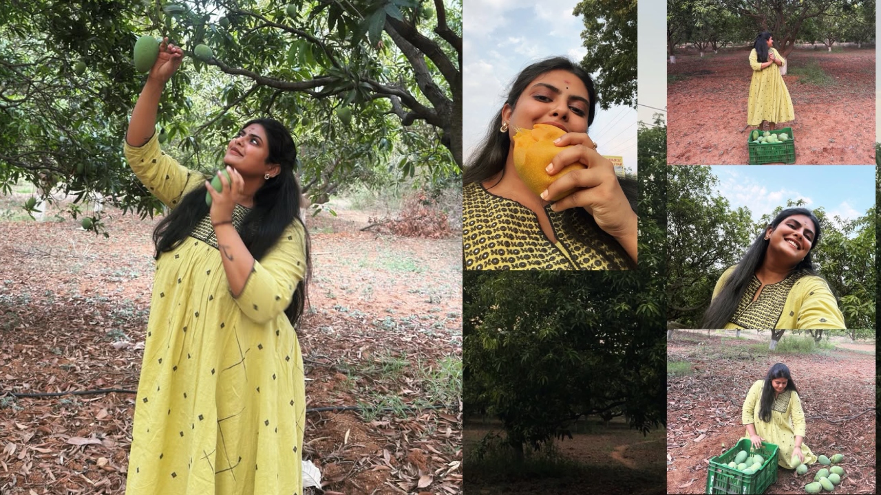 Pavithra Puri : స‌మ్మ‌ర్ స్పెష‌ల్.. మ్యాంగో తోట‌లో ద‌ర్శ‌కుడు పూరీ జ‌గ‌న్నాథ్ కూతురు.. మామిడి కాయ‌ల‌తో ప‌విత్ర క్యూట్ ఫోటోలు..