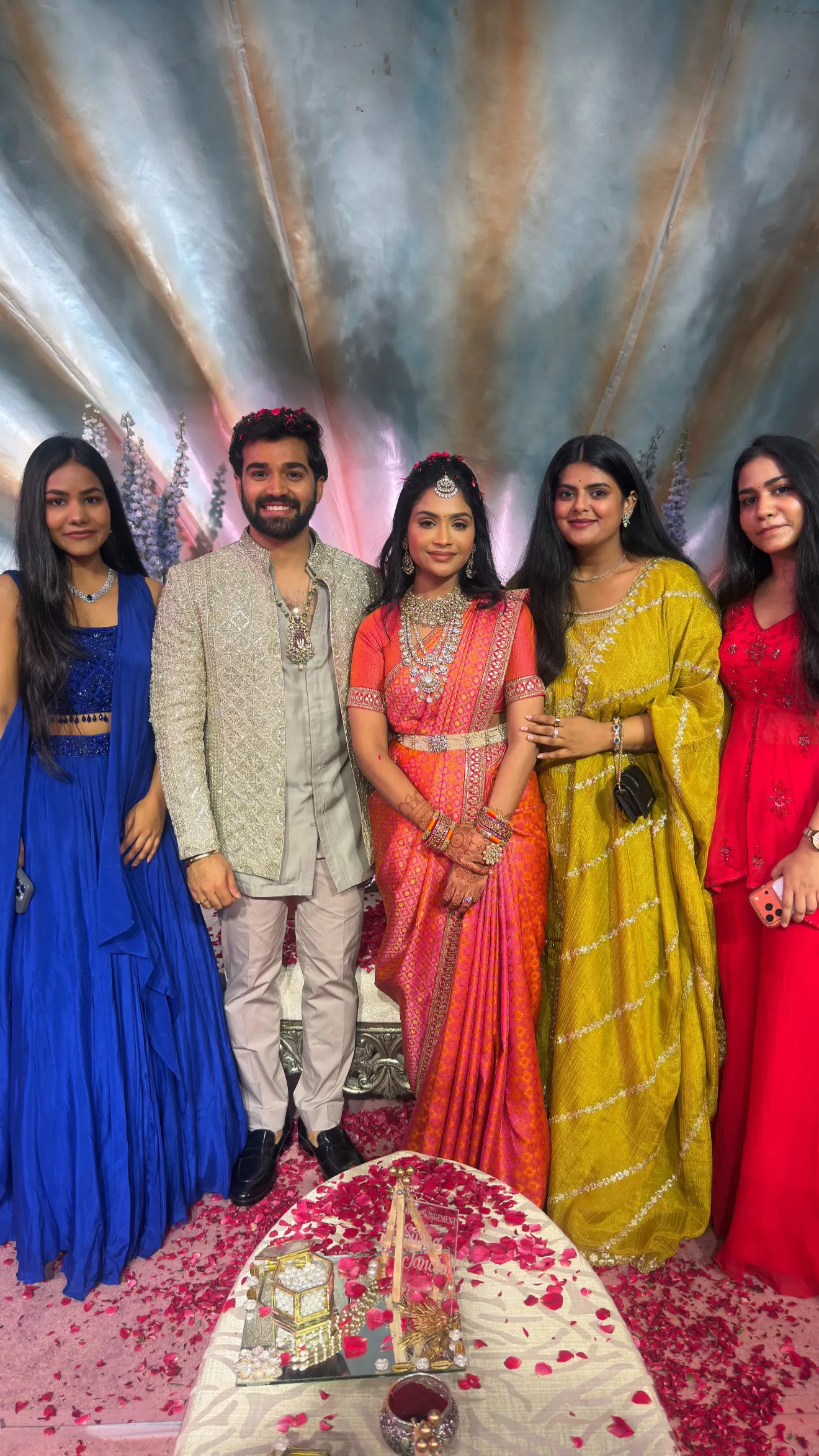 Pavithra Puri Enjoying in Bandla Ganesh Daughter Engagement