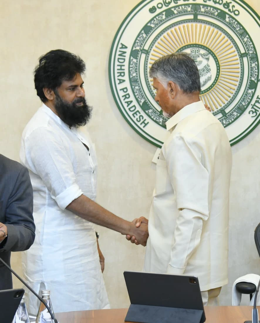 Pawan Kalyan Attends Cabinet Meeting After Operation