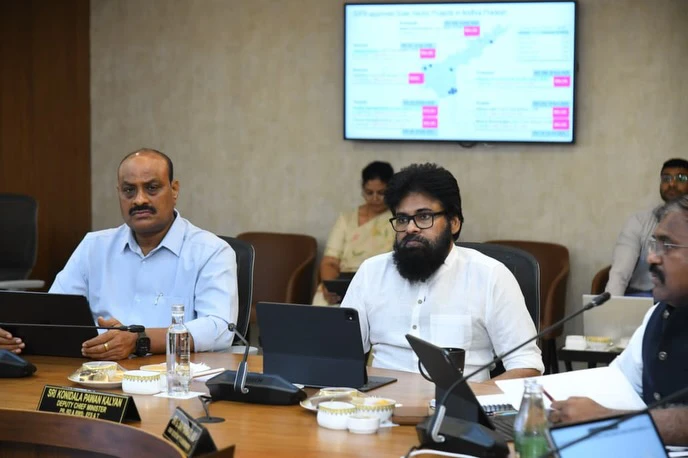 Pawan Kalyan Attends Cabinet Meeting After Operation