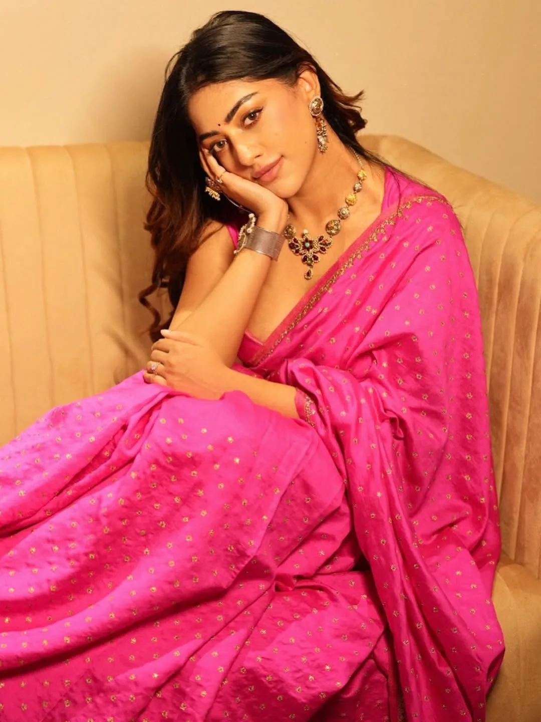 Pawan Kalyan Heroine Anu Emmanuel Latest Photos in Saree