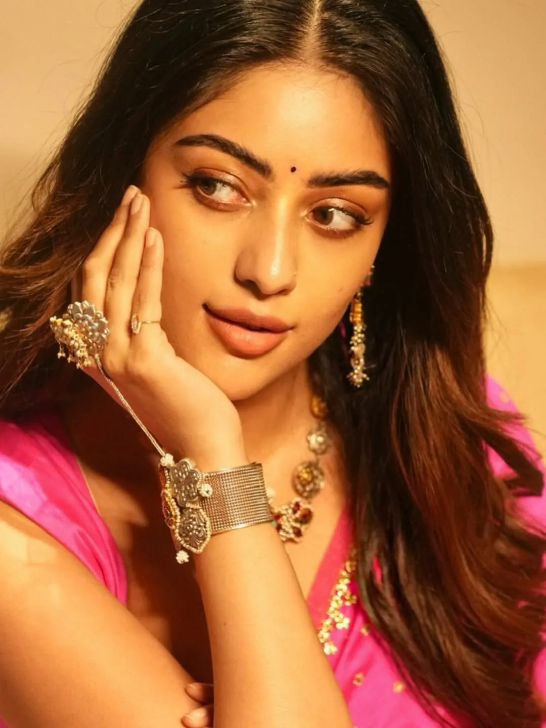 Pawan Kalyan Heroine Anu Emmanuel Latest Photos in Saree