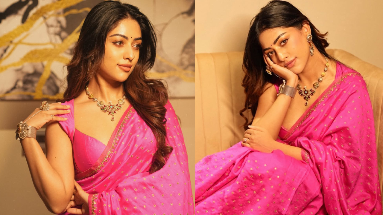 Anu Emmanuel: పింక్ చీరలో పవన్ కళ్యాణ్ హీరోయిన్.. అను ఇమ్మాన్యుయేల్ స్టన్నింగ్ లుక్స్ వైరల్