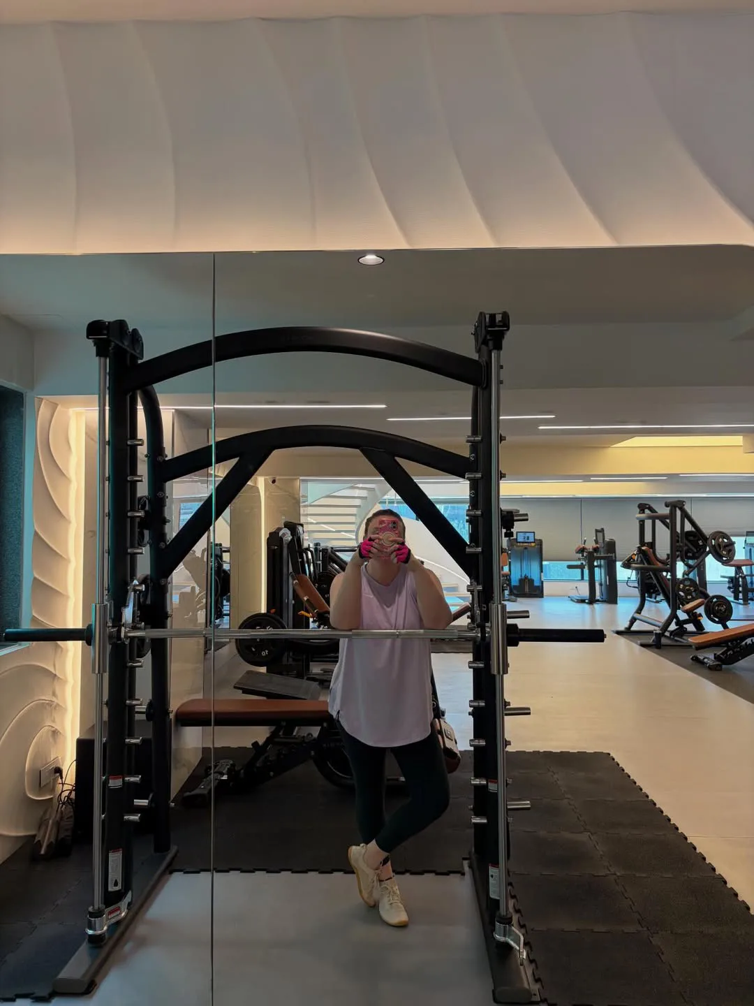 Photos of Pawan Kalyan wife Anna Lezhneva working out at the gym photos viral