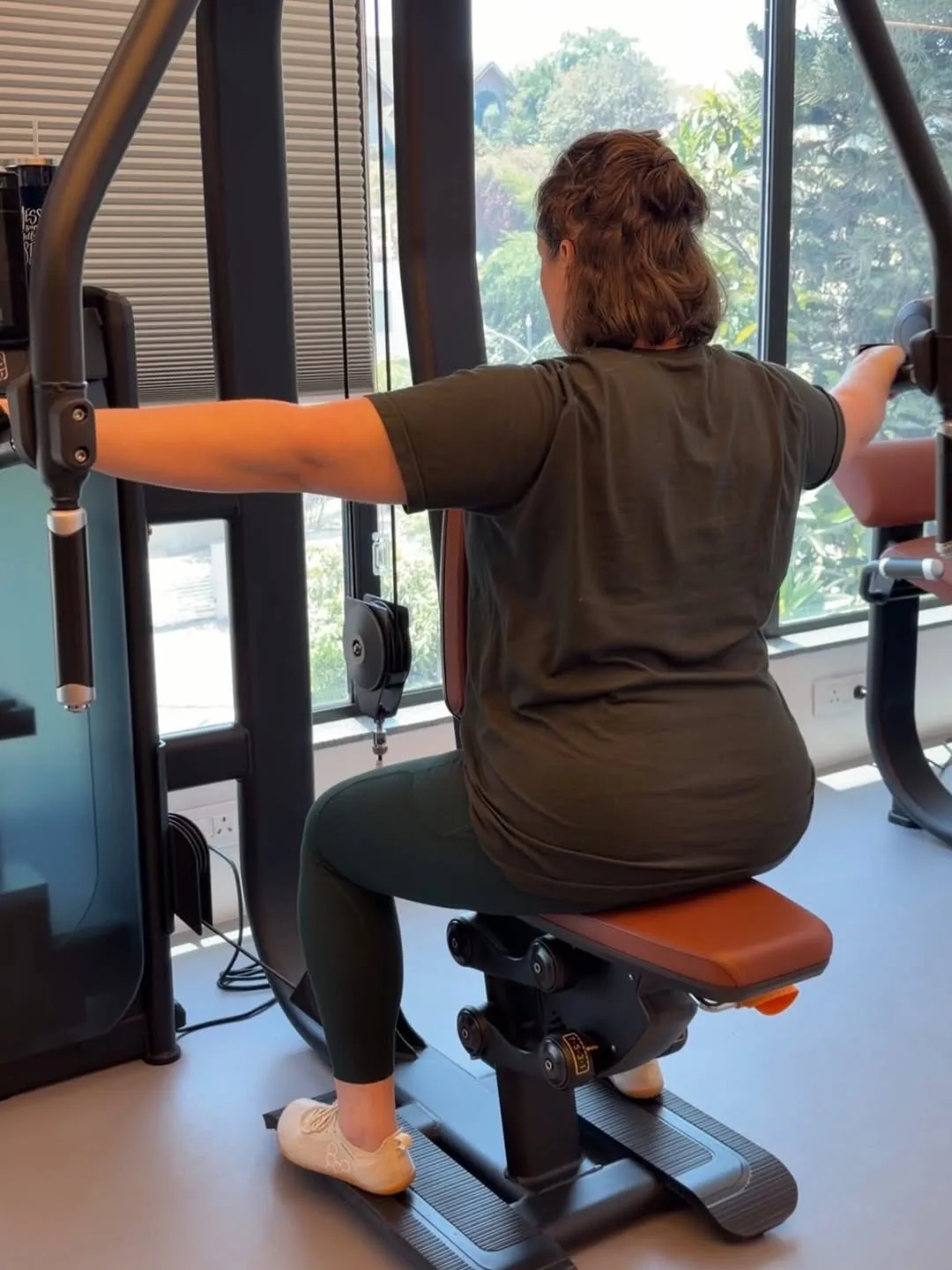 Photos of Pawan Kalyan wife Anna Lezhneva working out at the gym photos viral