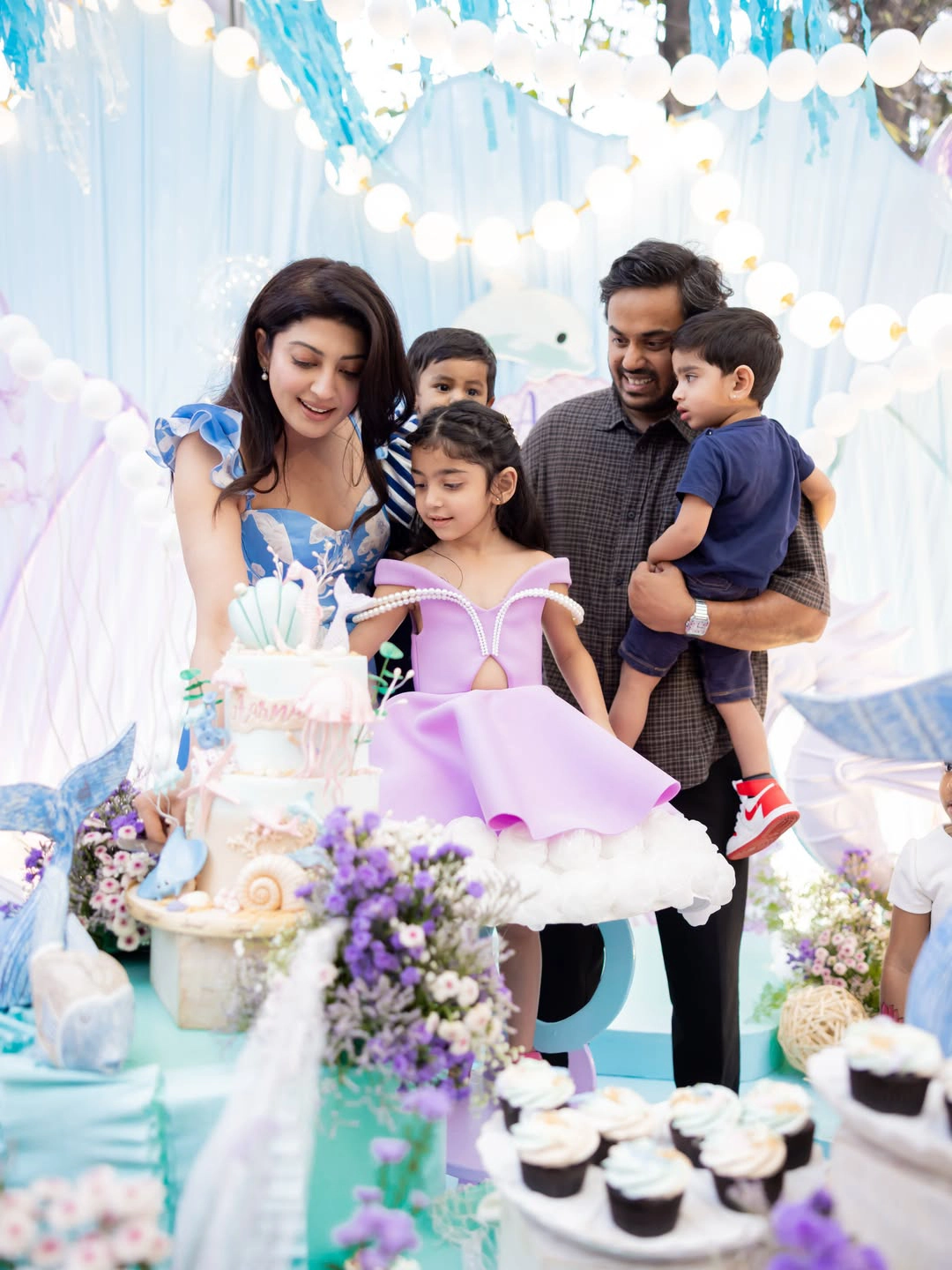 Pranitha Subhash Celebrates her Daughter Birthday