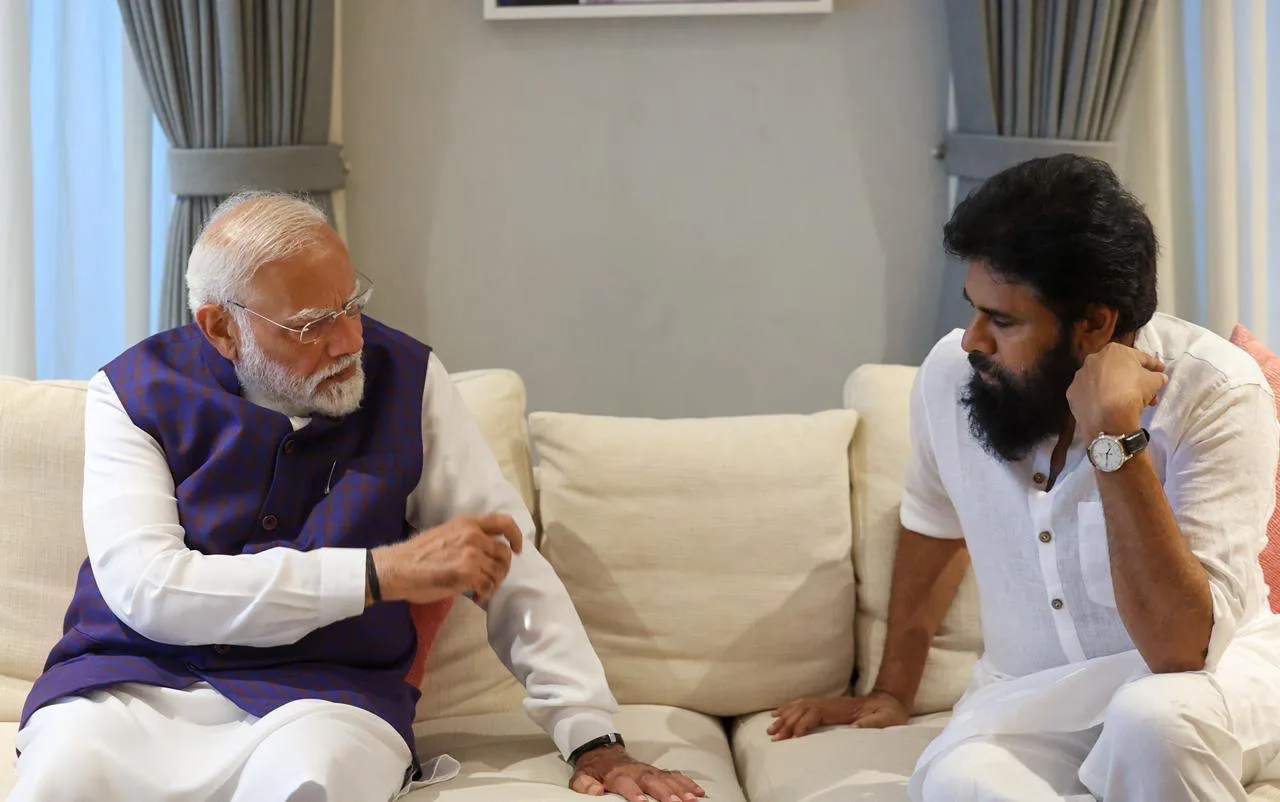 Prime Minister Narendra Modi met Pawan Kalyan