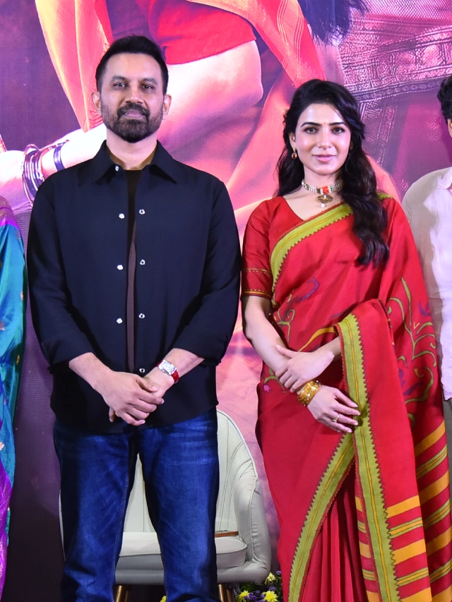 Samantha Appearance with Husband Raj Nidimoru in Movie Event