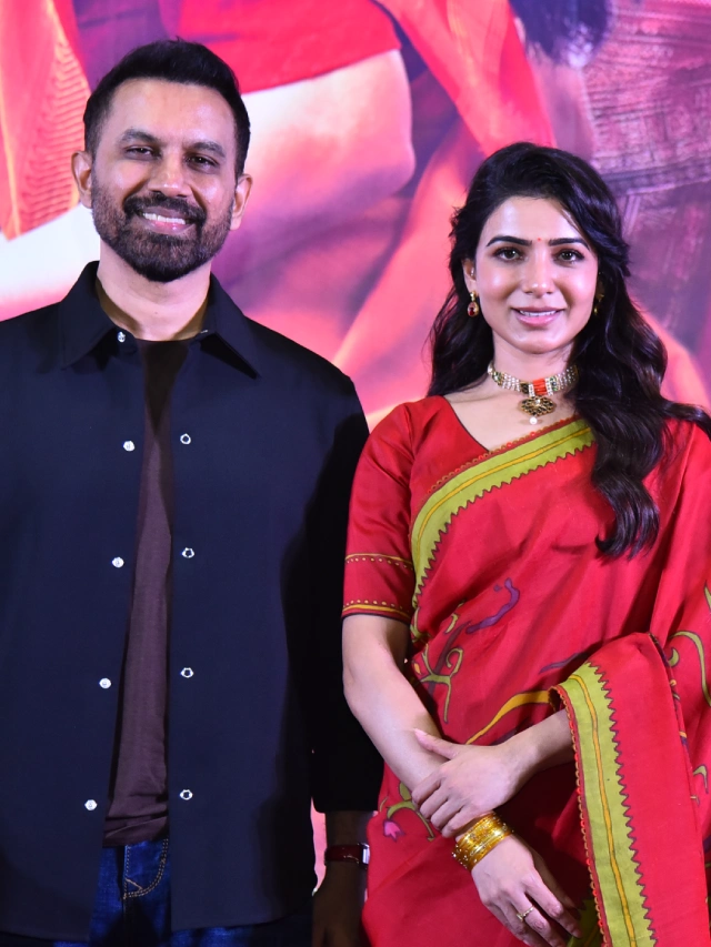 Samantha Appearance with Husband Raj Nidimoru in Movie Event