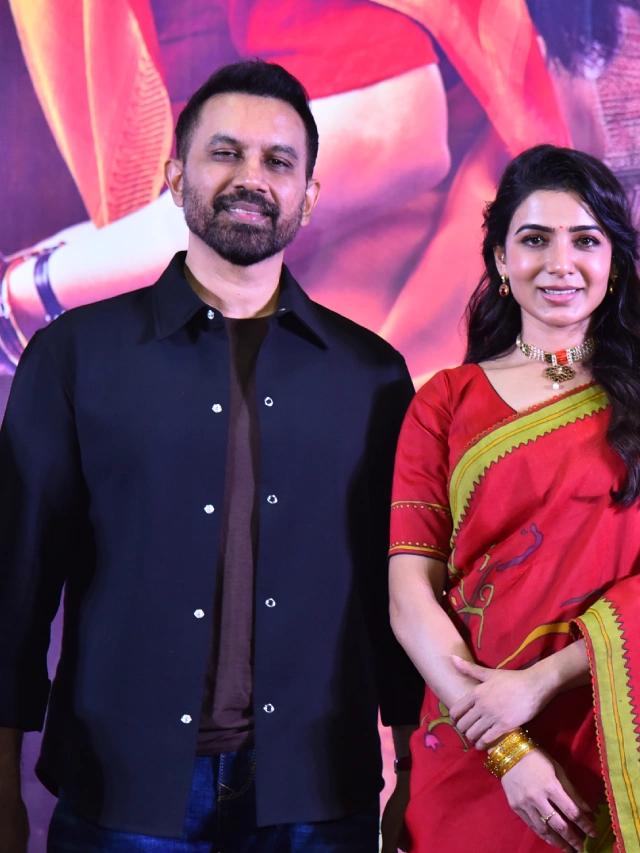 Samantha Appearance with Husband Raj Nidimoru in Movie Event