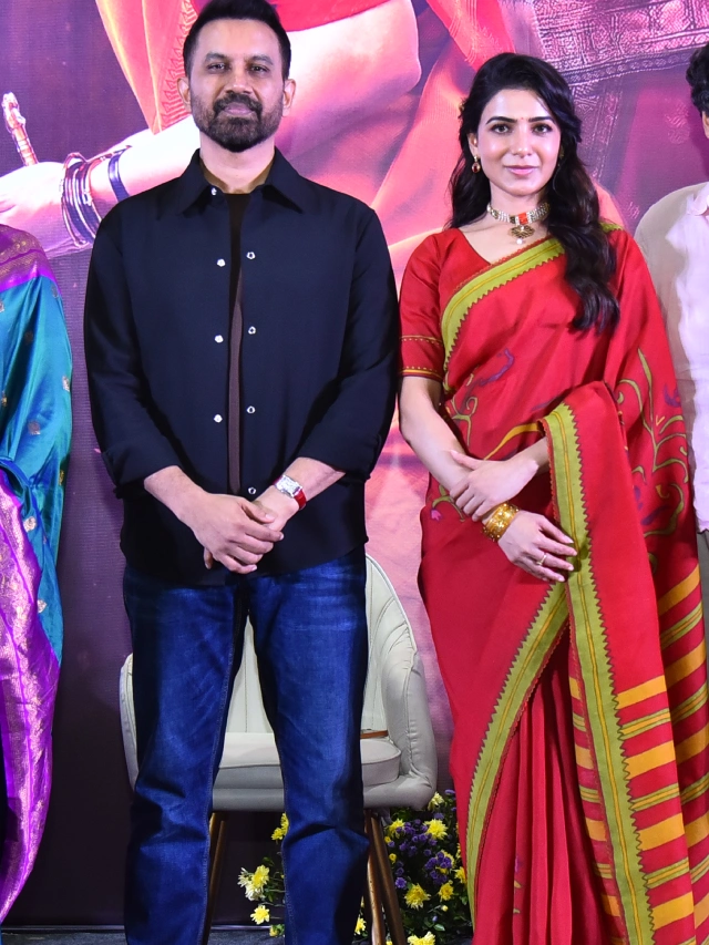 Samantha Appearance with Husband Raj Nidimoru in Movie Event