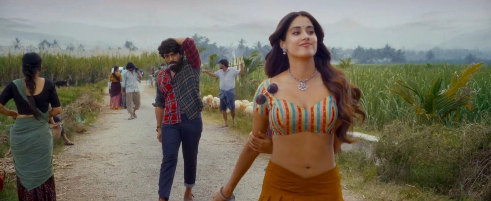 Ram Charan Photos From Peddi Trailer