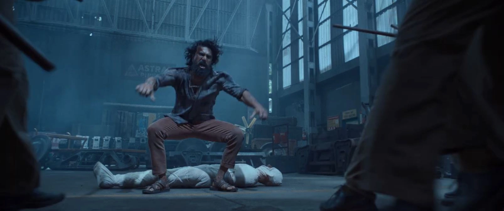 Ram Charan Photos From Peddi Trailer