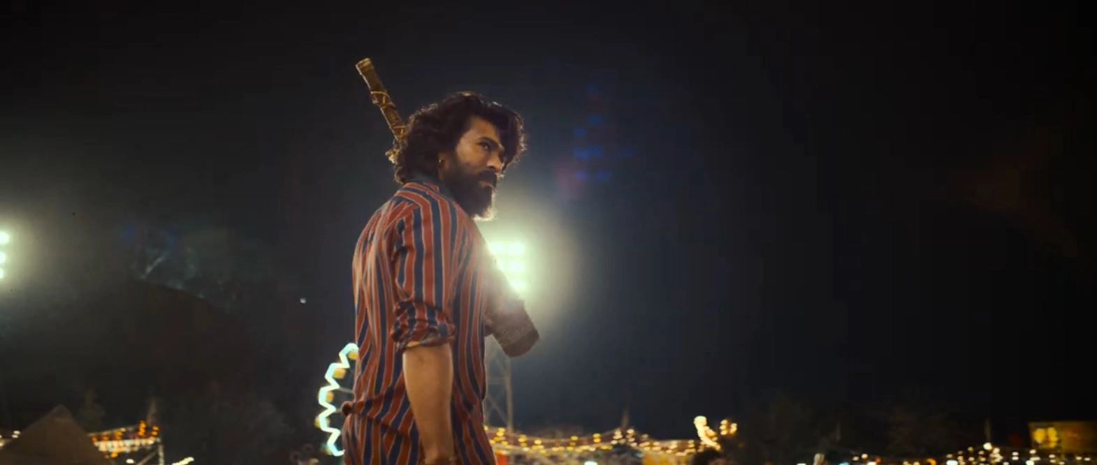 Ram Charan Photos From Peddi Trailer