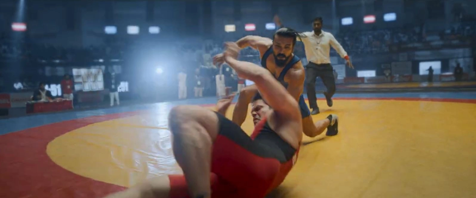 Ram Charan Photos From Peddi Trailer