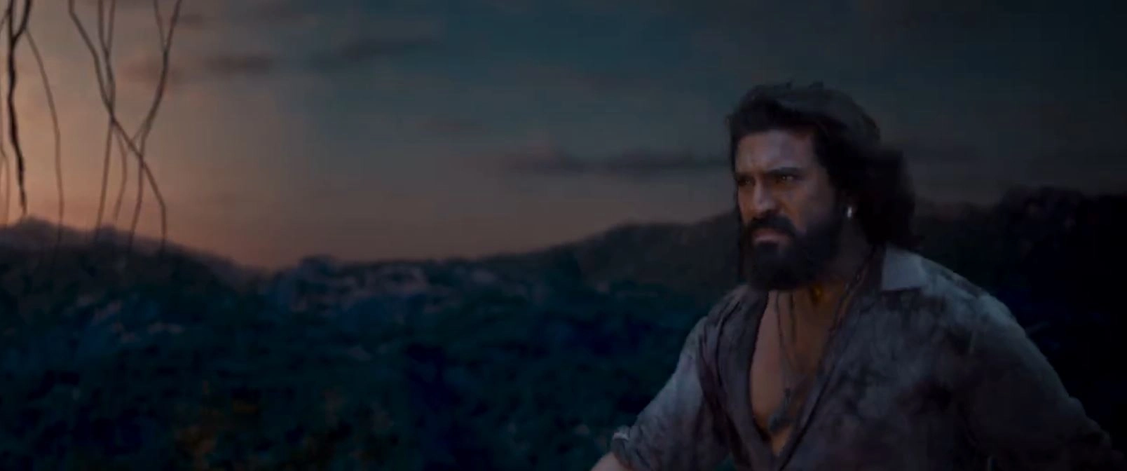 Ram Charan Photos From Peddi Trailer