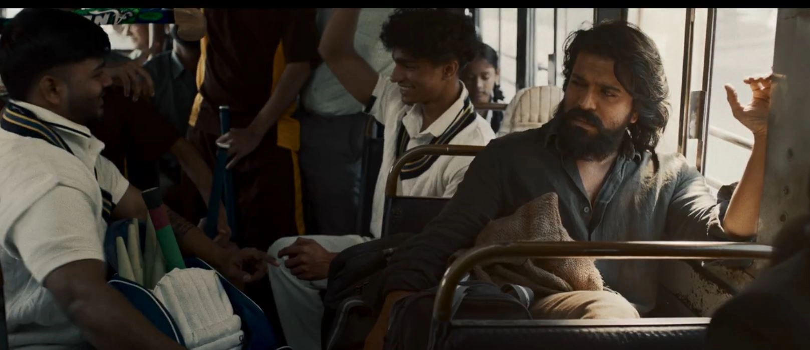 Ram Charan Photos From Peddi Trailer