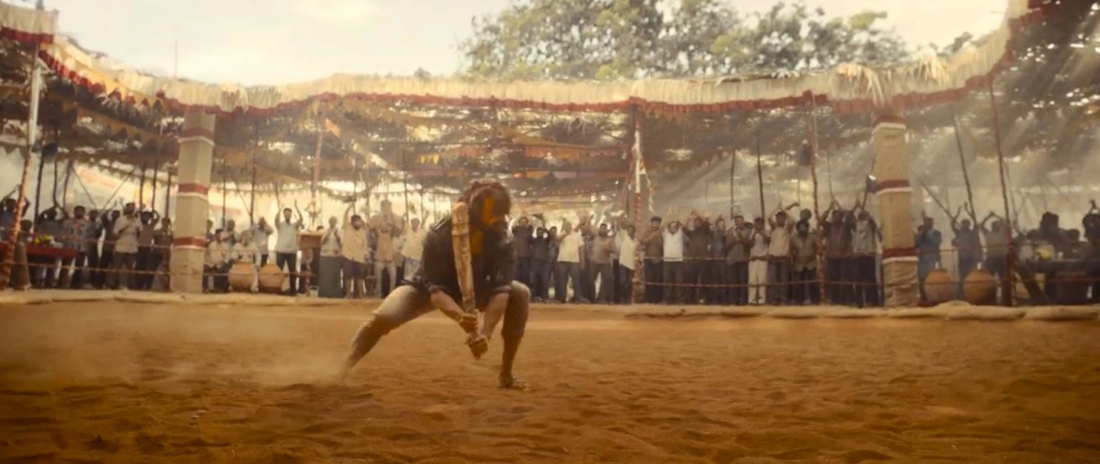 Ram Charan Photos From Peddi Trailer